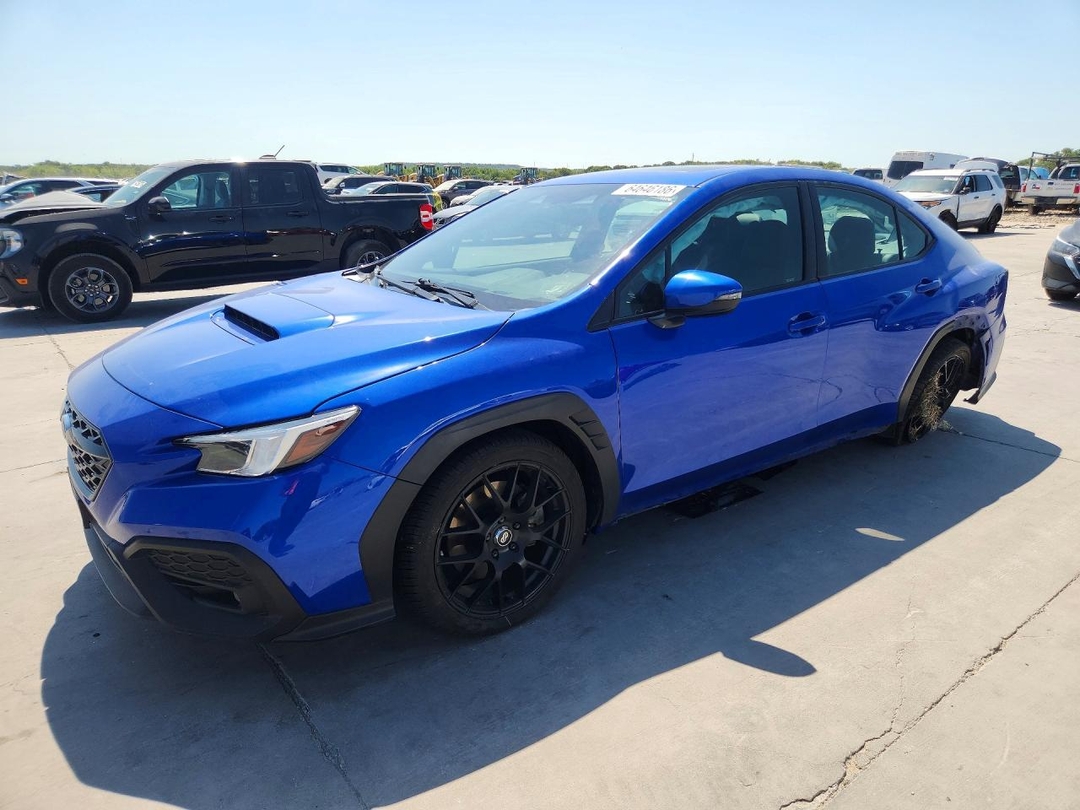 Вид 2022 SUBARU WRX GT, угол 1