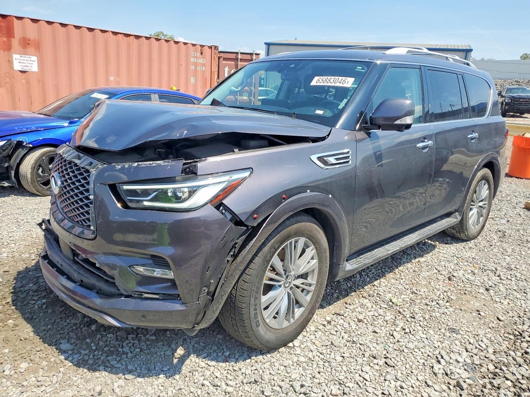 Vista de 2023 INFINITI QX80 LUXE, ángulo 1