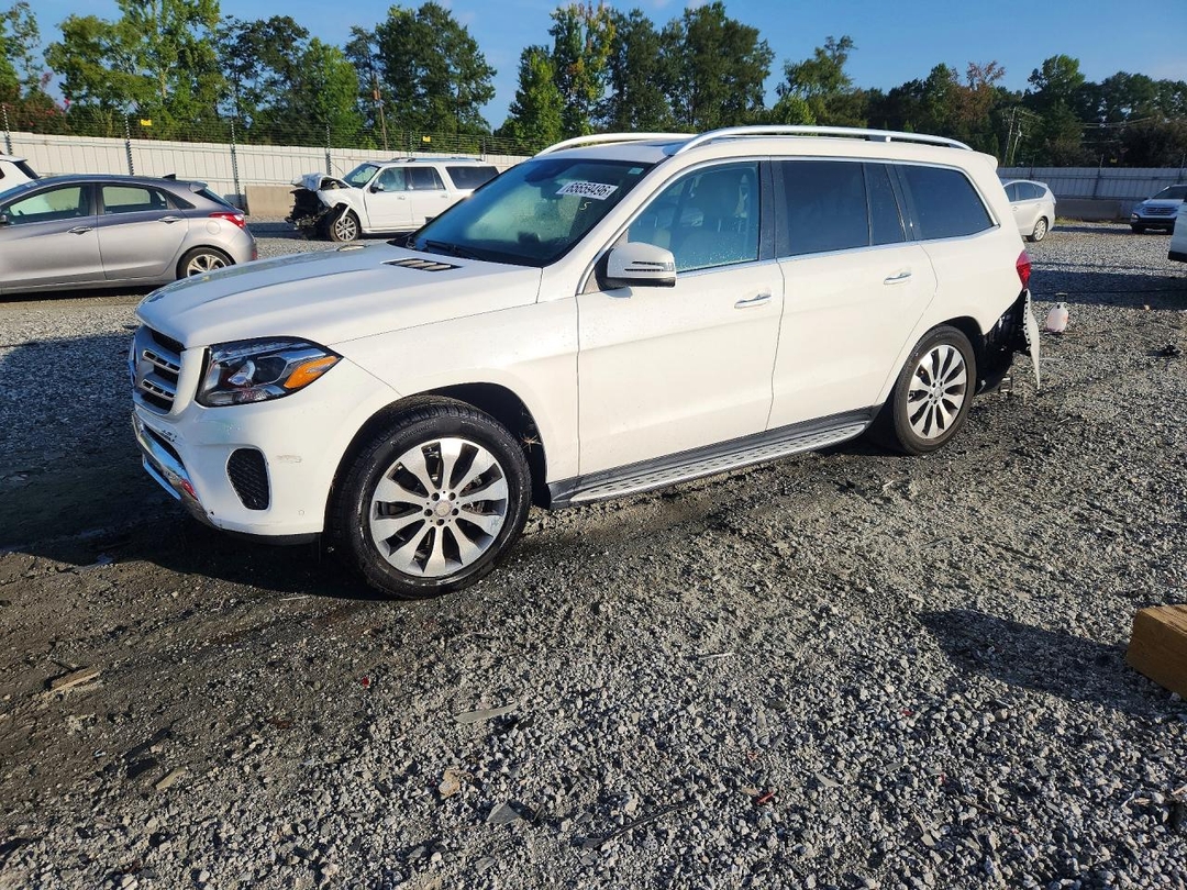 Vue de 2017 MERCEDES-BENZ GLS 450 4MATIC, angle 1