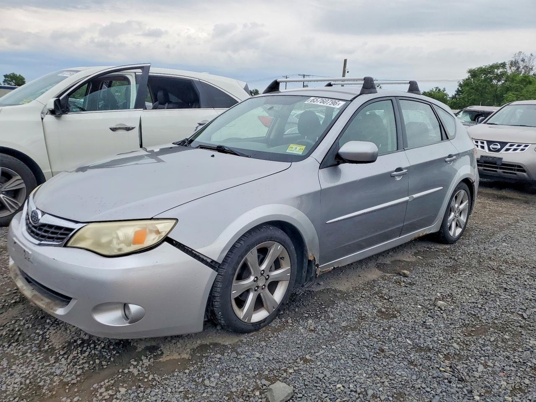 Vue de 2008 SUBARU IMPREZA OUTBACK SPORT, angle 1