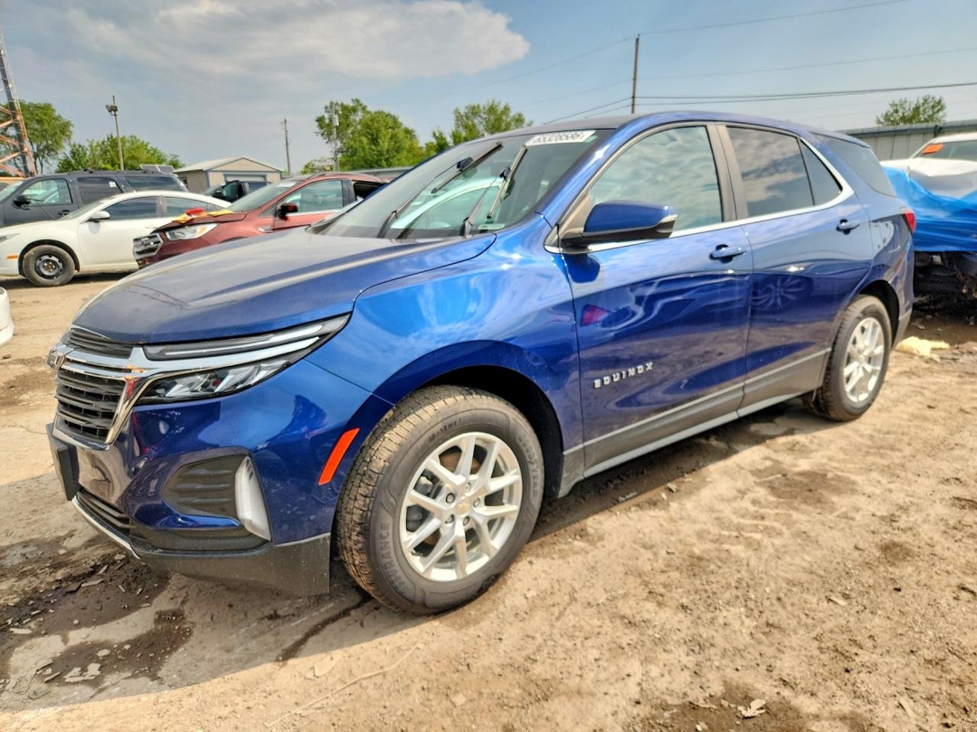 Vista de 2022 CHEVROLET EQUINOX LT, ángulo 1