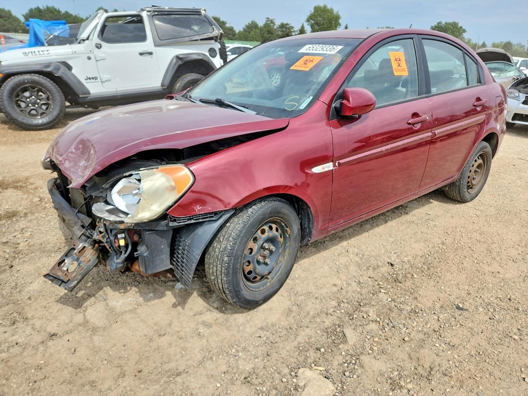 Вид 2007 HYUNDAI ACCENT GLS, угол 1