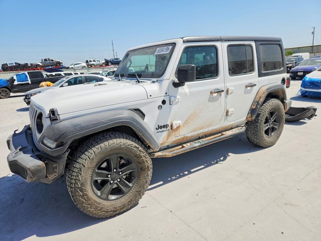 Vedere 2021 JEEP WRANGLER UNLIMITED SPORT, unghi 1