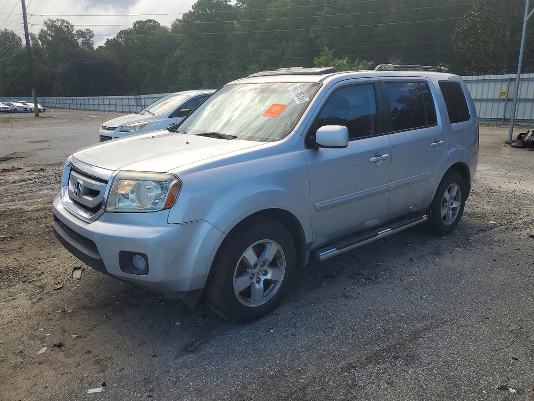 Вид 2011 HONDA PILOT EXL, угол 1