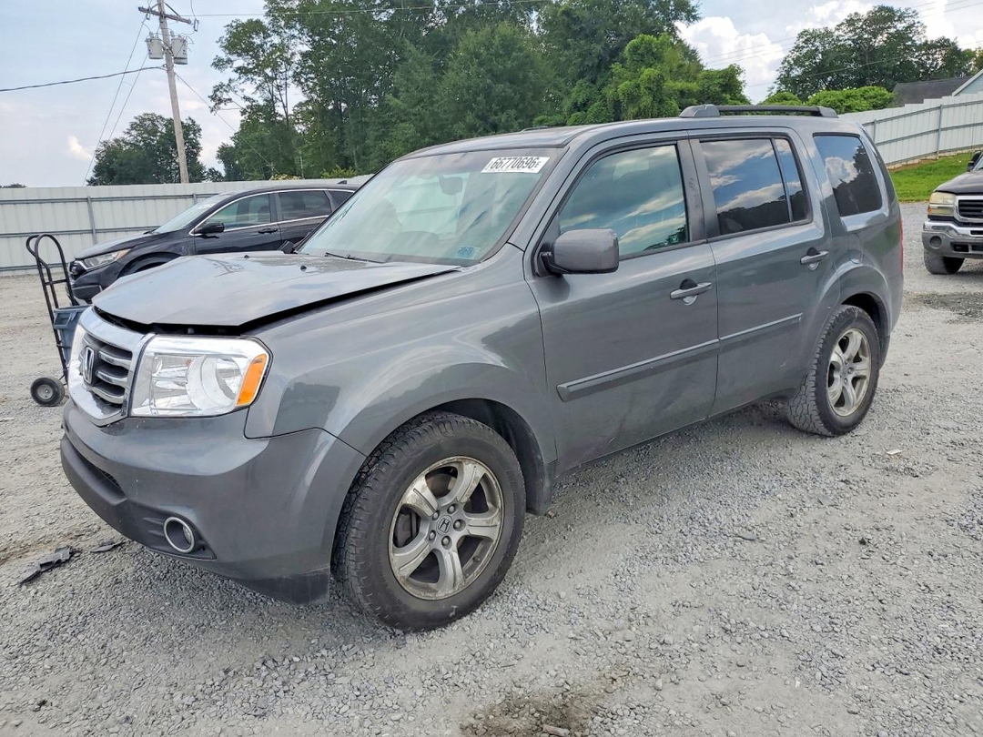 منظر 2012 HONDA PILOT EXL، زاوية 1