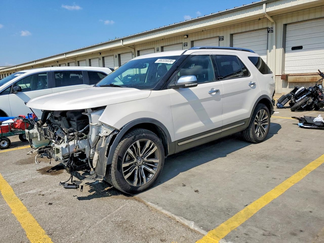 Vedere 2018 FORD EXPLORER PLATINUM, unghi 1
