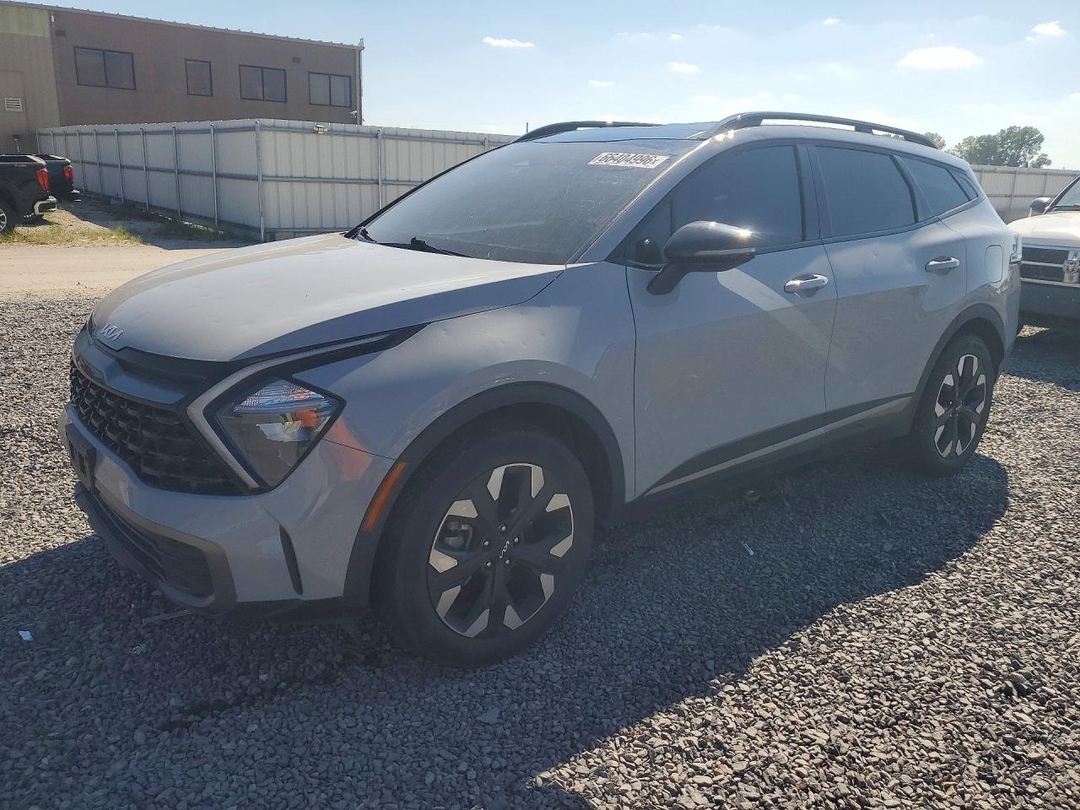 Vista de 2023 KIA SPORTAGE X LINE, ángulo 1