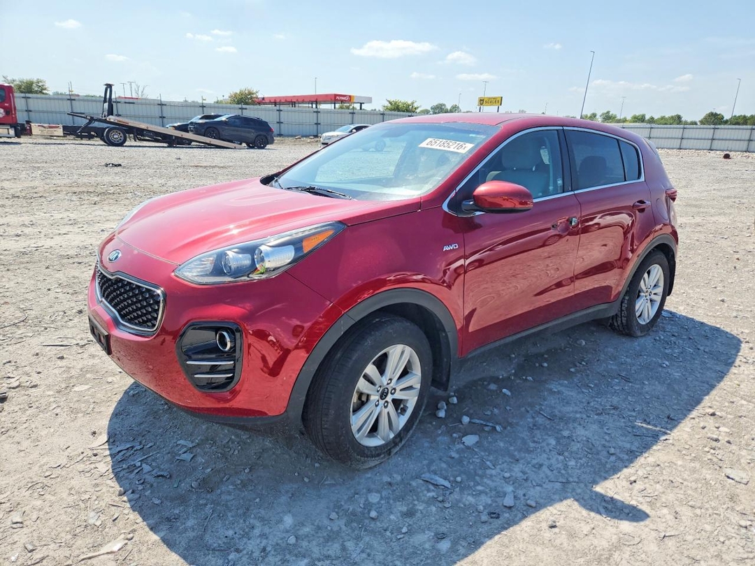 Vista de 2018 KIA SPORTAGE LX, ángulo 1
