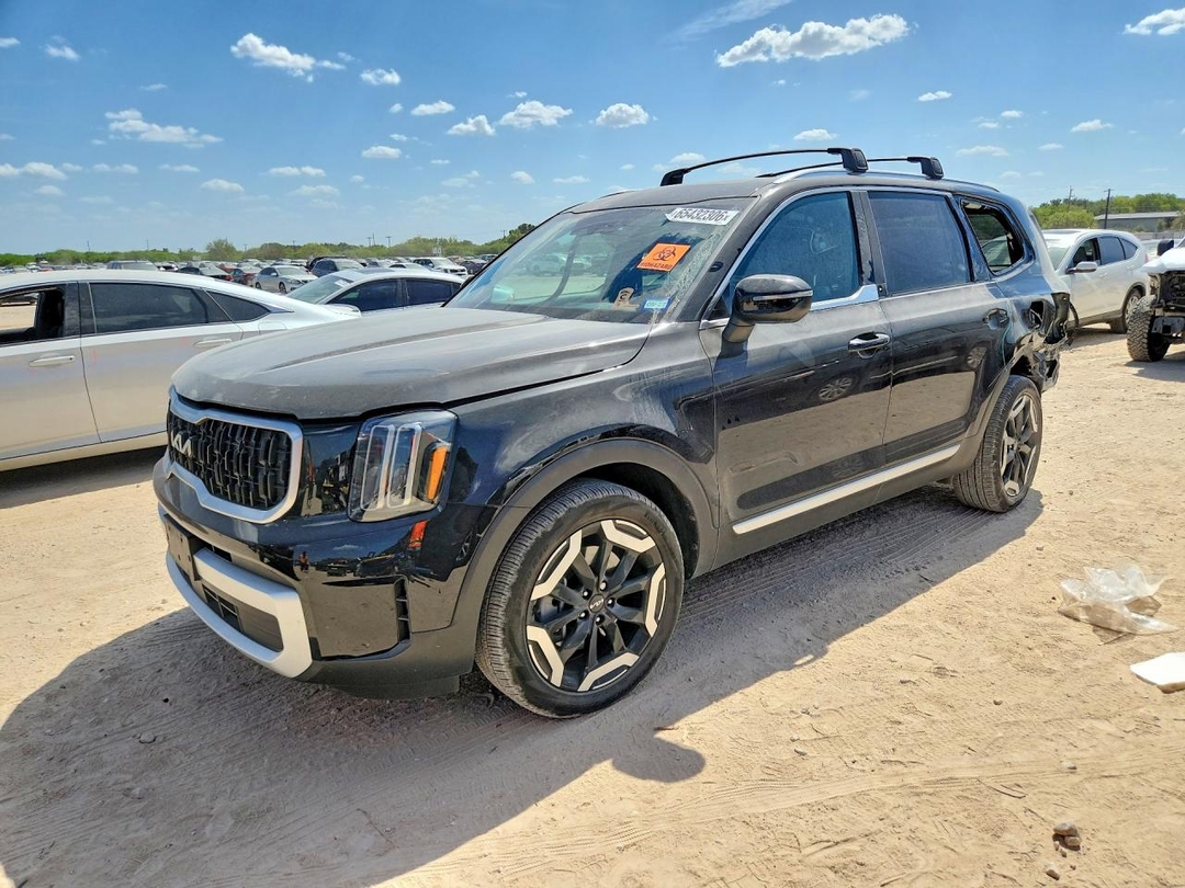 Vue de 2024 KIA TELLURIDE EX, angle 1