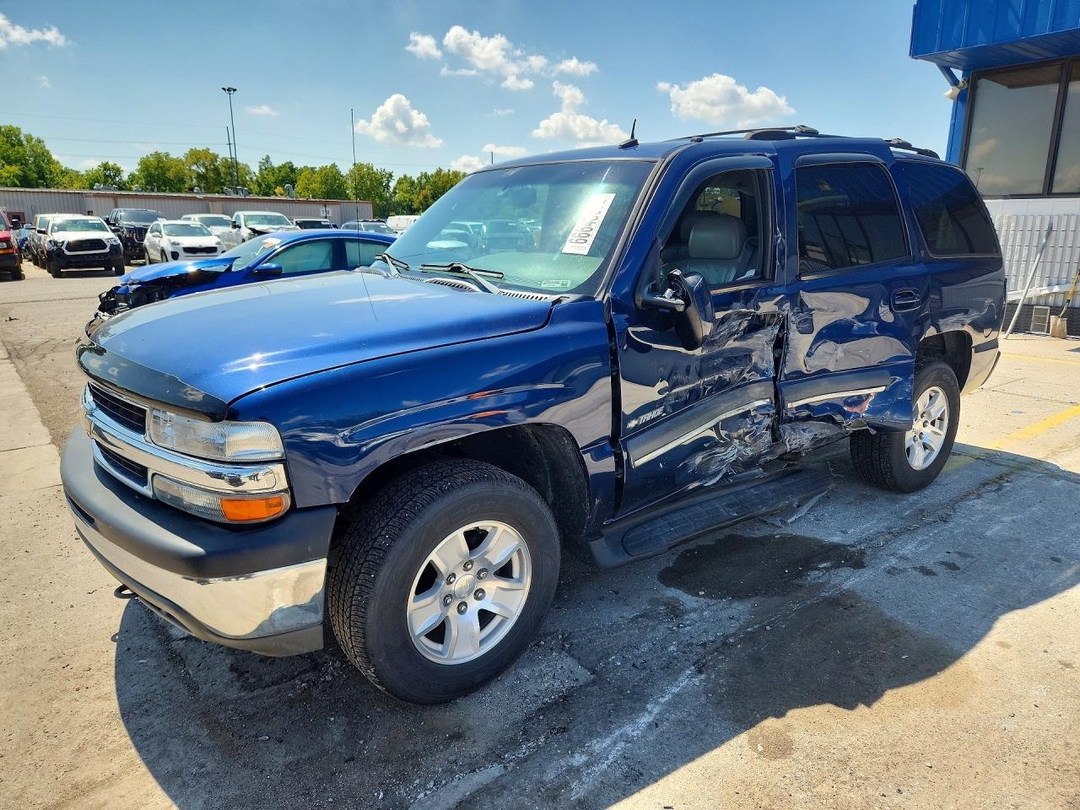 Vista de 2002 CHEVROLET TAHOE K1500, ángulo 1