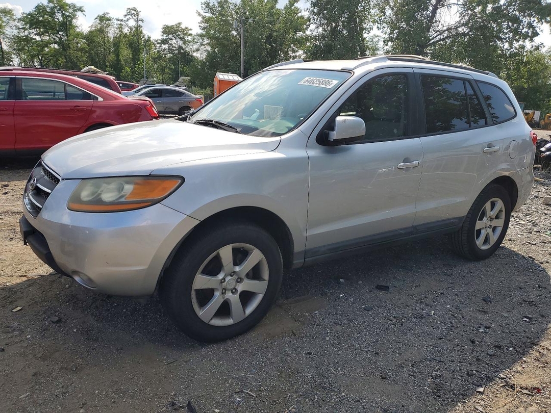 Vista de 2009 HYUNDAI SANTA FE SE, ángulo 1
