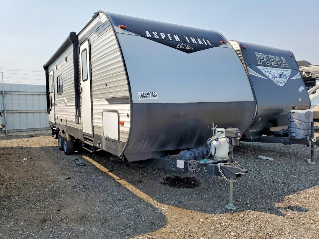 منظر 2021 KEYSTONE ASPEN TRAIL CAMPER، زاوية 1