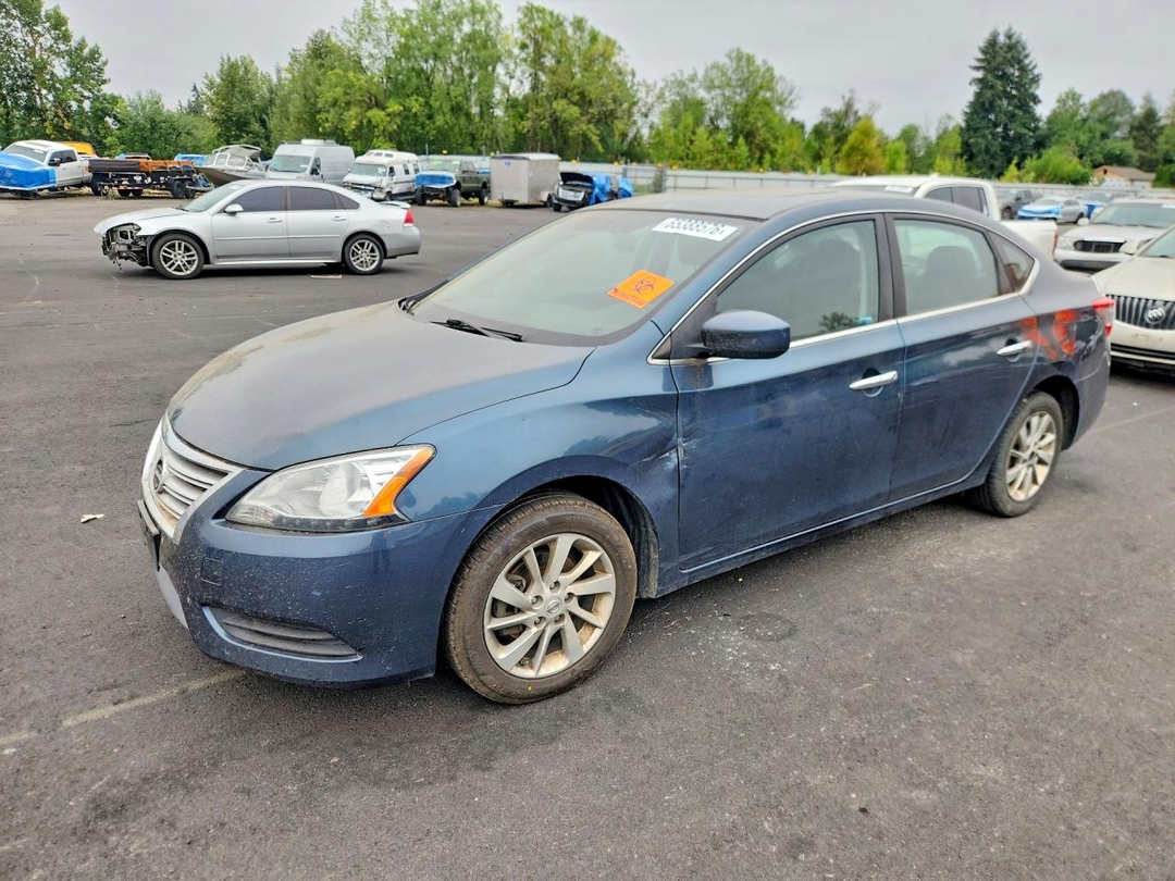 Вид 2015 NISSAN SENTRA SV, угол 1