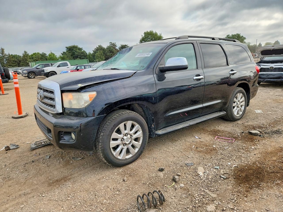 Вид 2008 TOYOTA SEQUOIA PLATINUM, угол 1