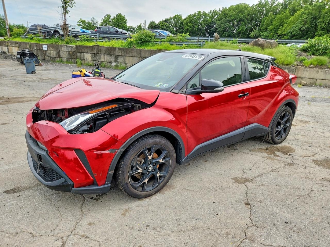 Вид 2022 TOYOTA C-HR NIGHTSHADE, угол 1