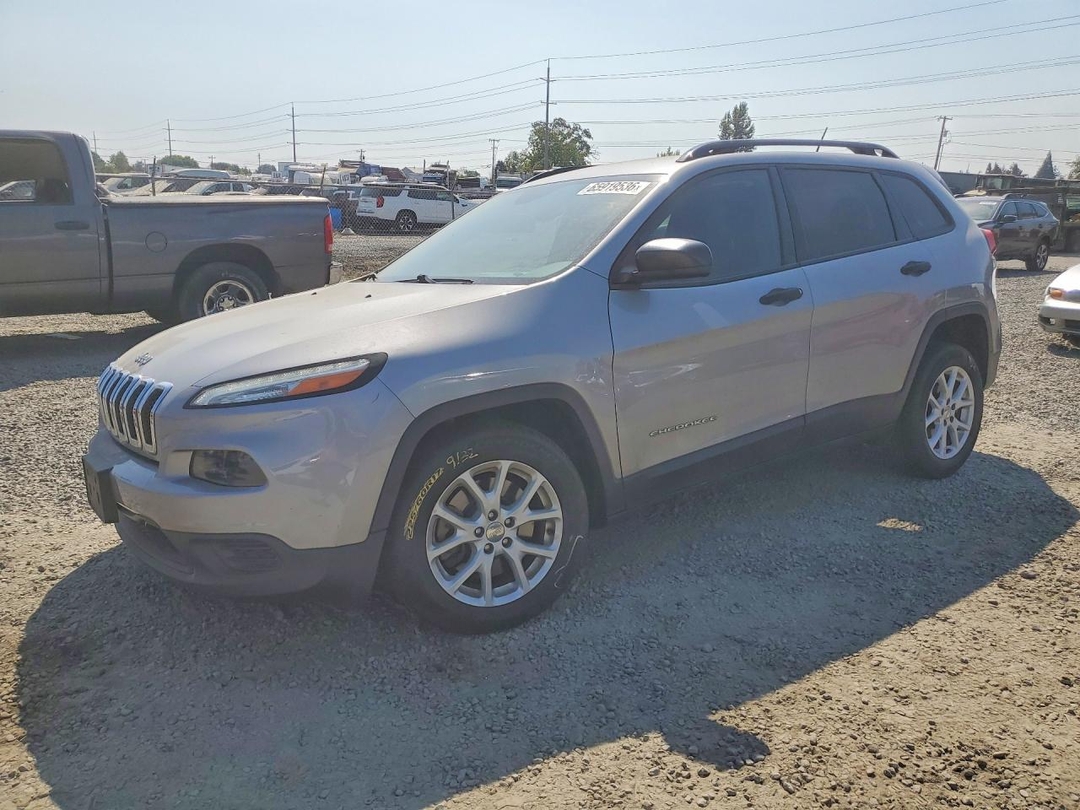 منظر 2016 JEEP CHEROKEE SPORT، زاوية 1