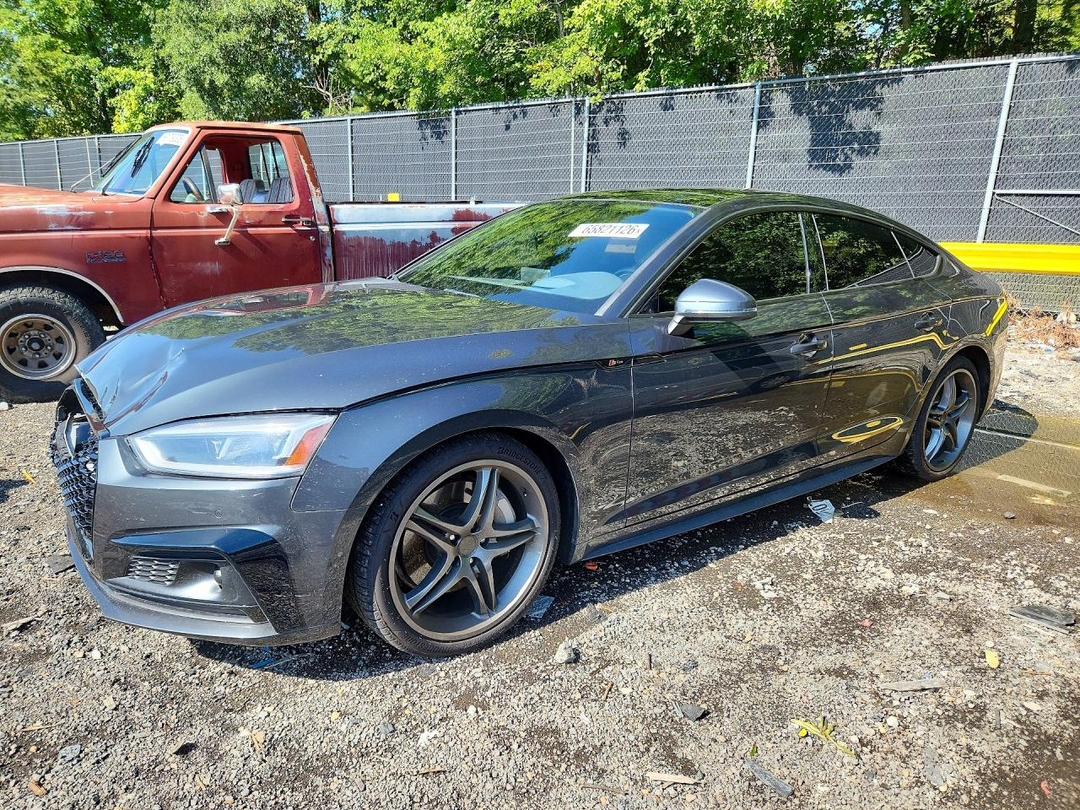 منظر 2018 AUDI A5 PRESTIGE S-LINE، زاوية 1