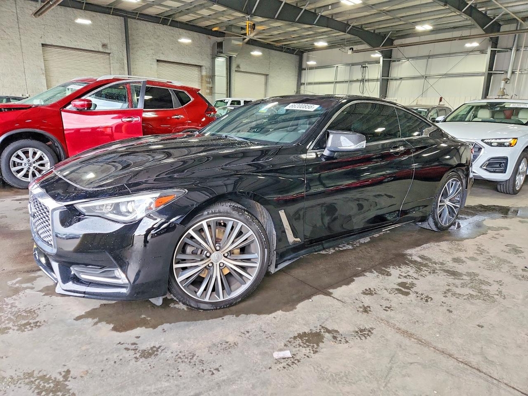 منظر 2017 INFINITI Q60 3.0T PREMIUM، زاوية 1