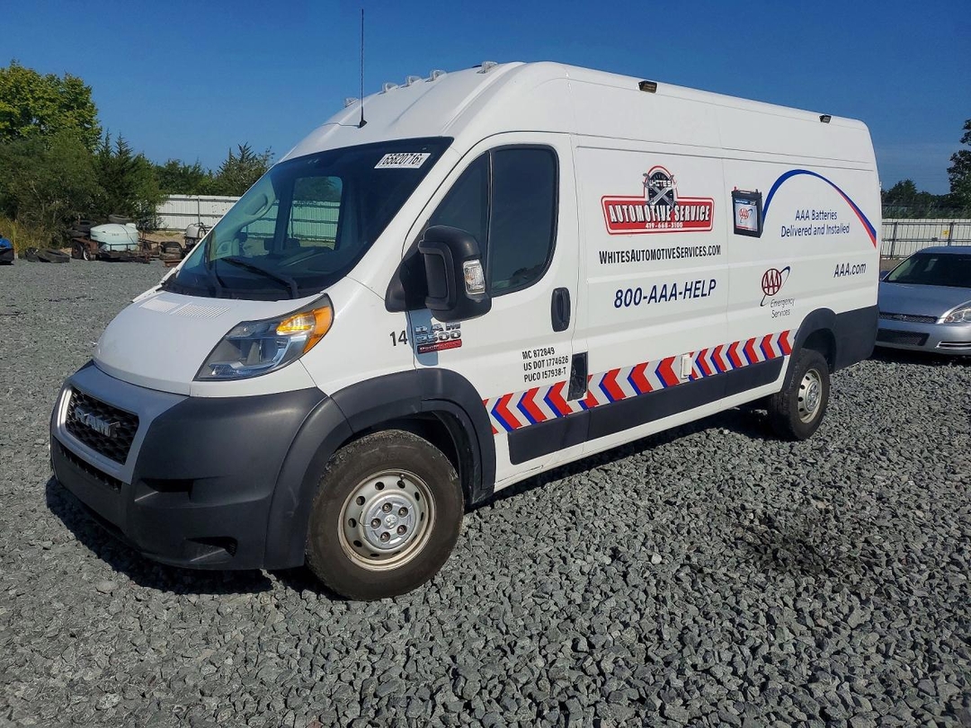 Vue de 2021 RAM PROMASTER 3500 VF DELIVERY VAN, angle 1