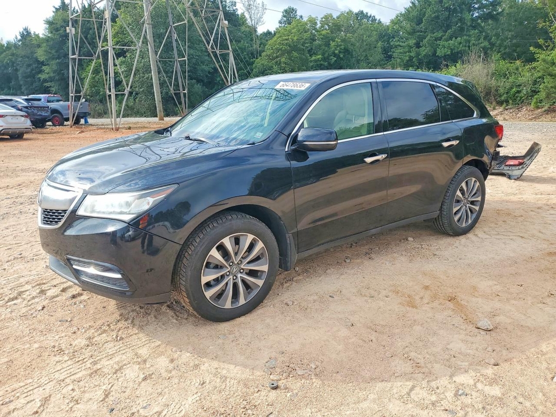 Вид 2016 ACURA MDX TECHNOLOGY, угол 1