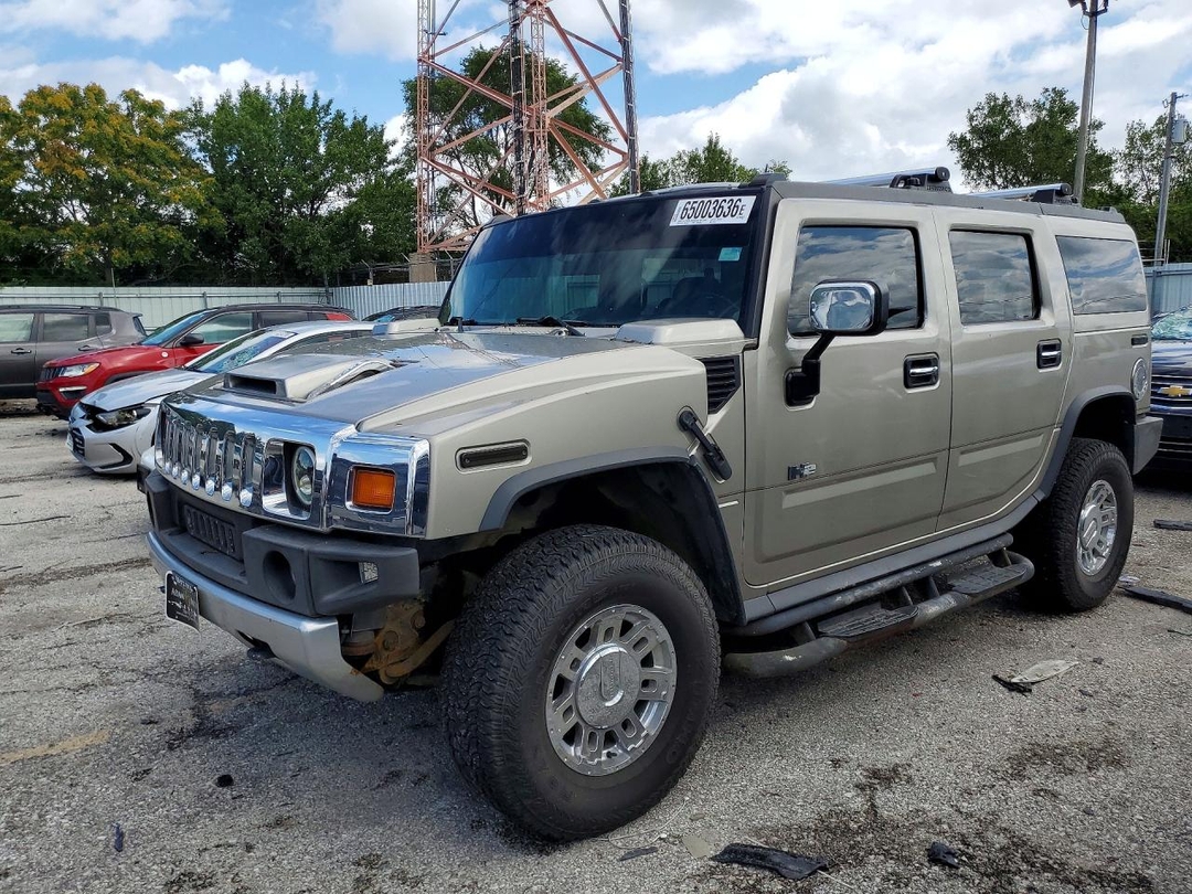 Вид 2004 HUMMER H2, угол 1