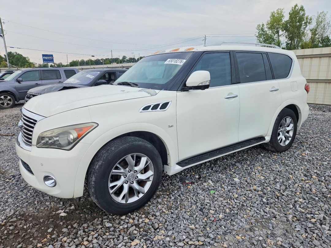 Vista de 2014 INFINITI QX80 BASE, ángulo 1