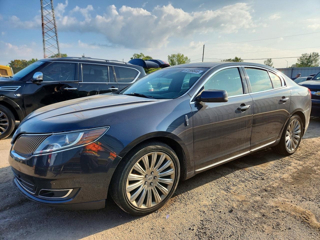 Vista de 2014 LINCOLN MKS, ángulo 1
