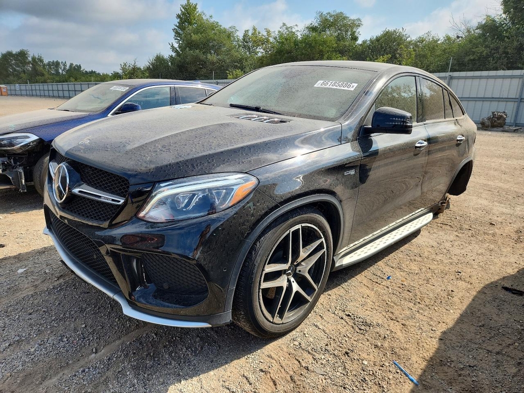 Вид 2018 MERCEDES-BENZ GLE COUPE 43 AMG, угол 1