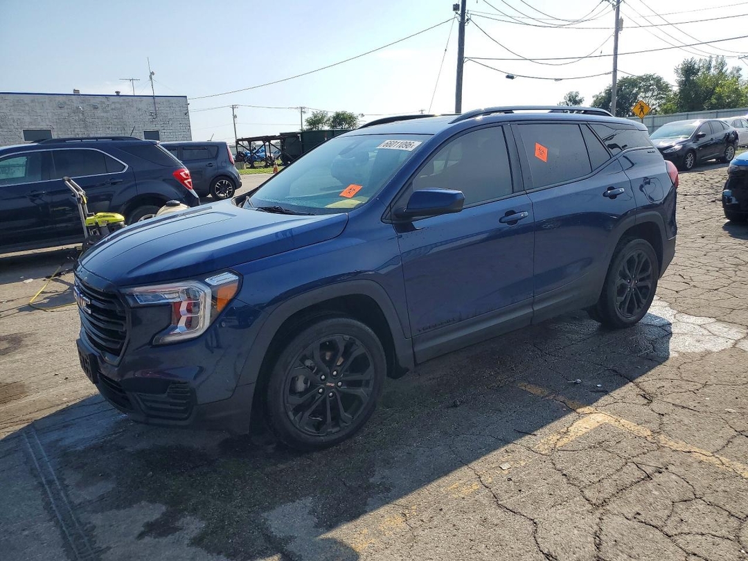 منظر 2022 GMC TERRAIN SLE، زاوية 1