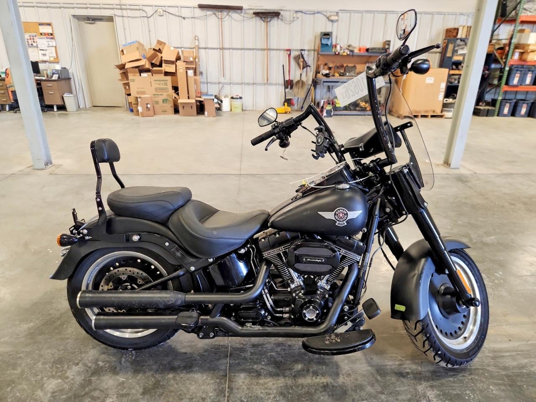 Vue de 2017 HARLEY-DAVIDSON FLSTFBS, angle 1