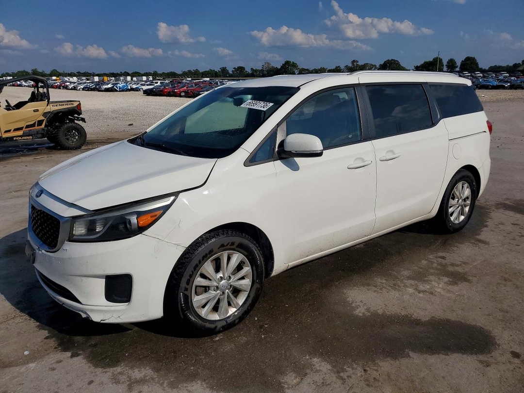 Vista de 2016 KIA SEDONA LX, ángulo 1