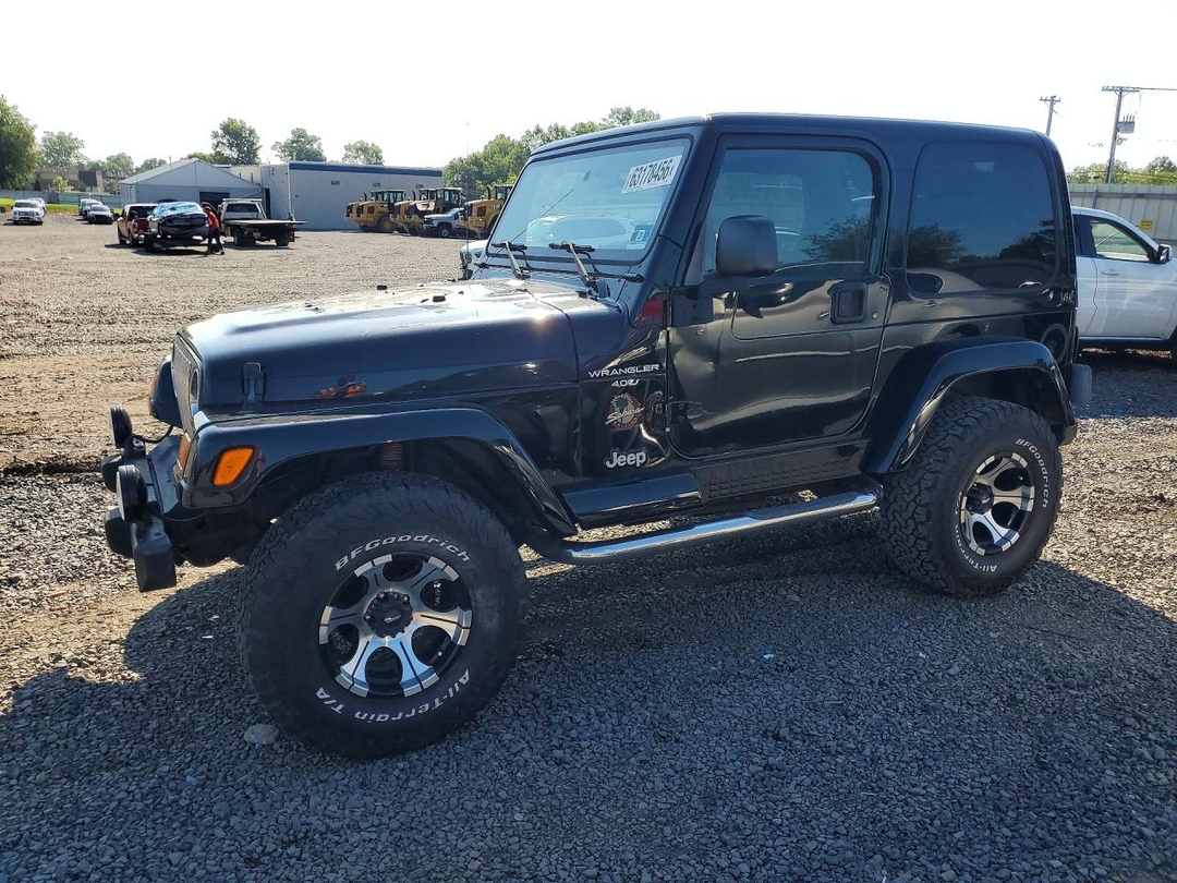 Вид 2001 JEEP WRANGLER / TJ SAHARA, угол 1