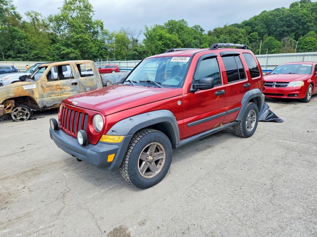 Вид 2006 JEEP LIBERTY RENEGADE, угол 1