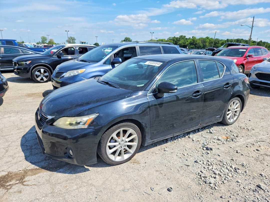 Vista de 2012 LEXUS CT, ángulo 1