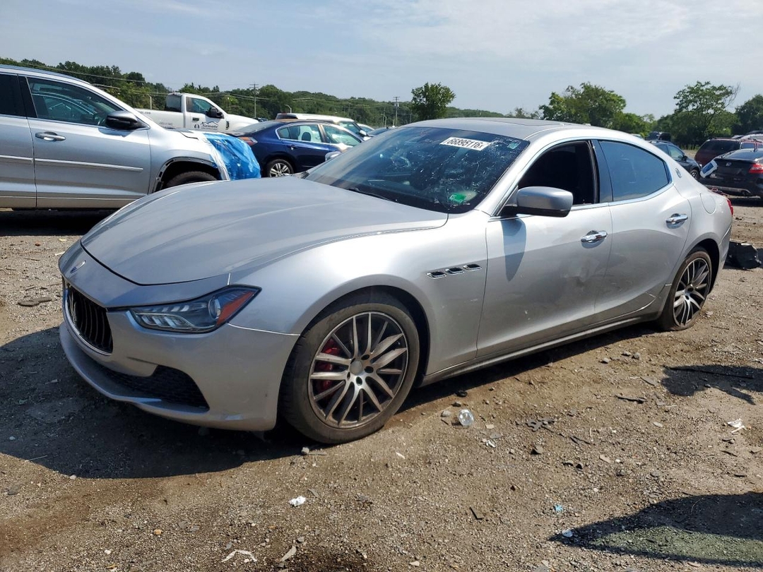 Vista de 2014 MASERATI GHIBLI S, ángulo 1