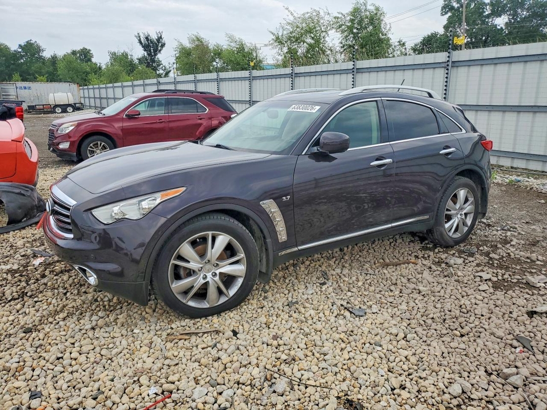 منظر 2015 INFINITI QX70 BASE، زاوية 1