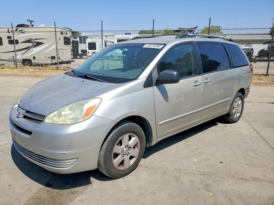 Вид 2004 TOYOTA SIENNA LE 7 PASSENGER, угол 1