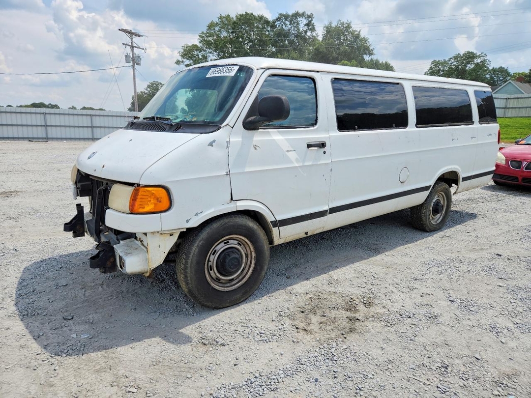 Вид 2000 DODGE RAM WAGON B3500, угол 1