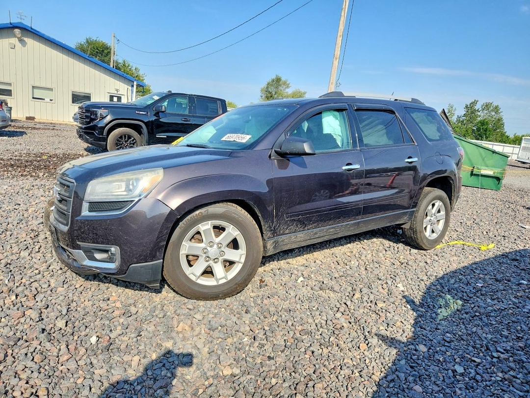 منظر 2014 GMC ACADIA SLE، زاوية 1