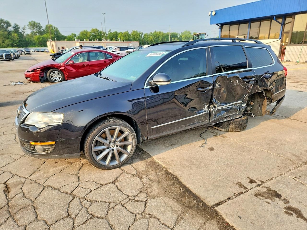 Вид 2008 VOLKSWAGEN PASSAT WAGON VR6 4MOTION, угол 1