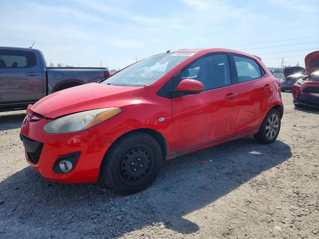 Вид 2011 MAZDA MAZDA2, угол 1