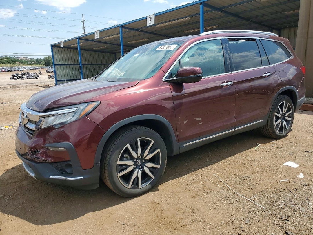 Вид 2021 HONDA PILOT ELITE, угол 1
