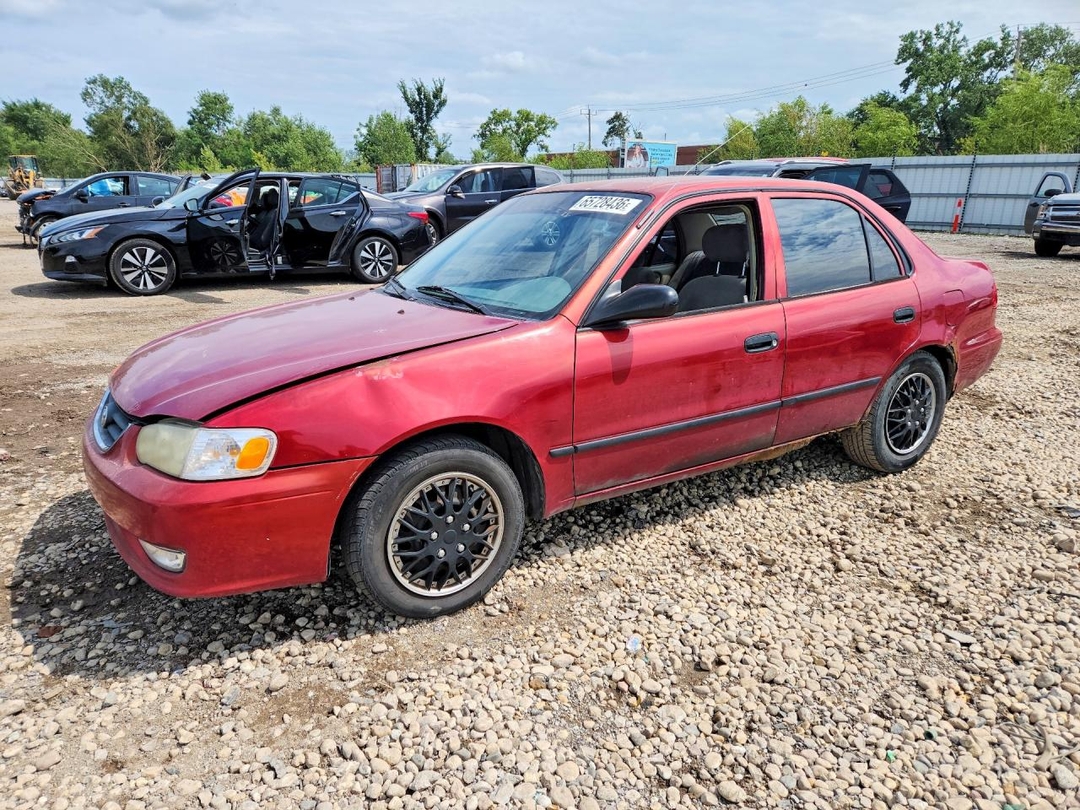 Vista de 2001 TOYOTA COROLLA CE, ángulo 1
