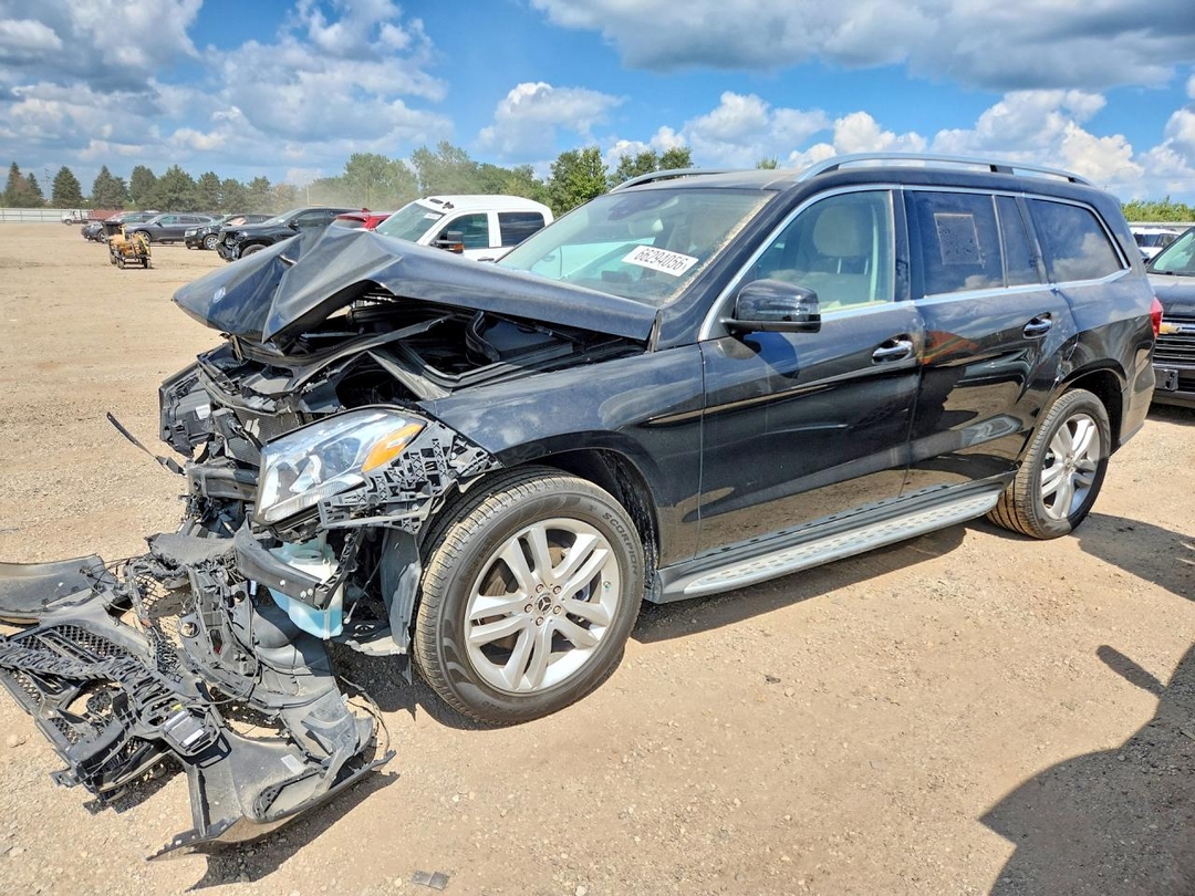Vue de 2019 MERCEDES-BENZ GLS 450 4MATIC, angle 1