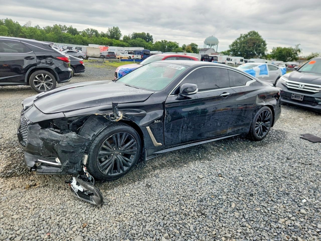Vedere 2020 INFINITI Q60 3.0T LUXE, unghi 1