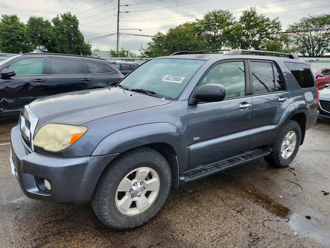 Вид 2009 TOYOTA 4RUNNER SR5, угол 1