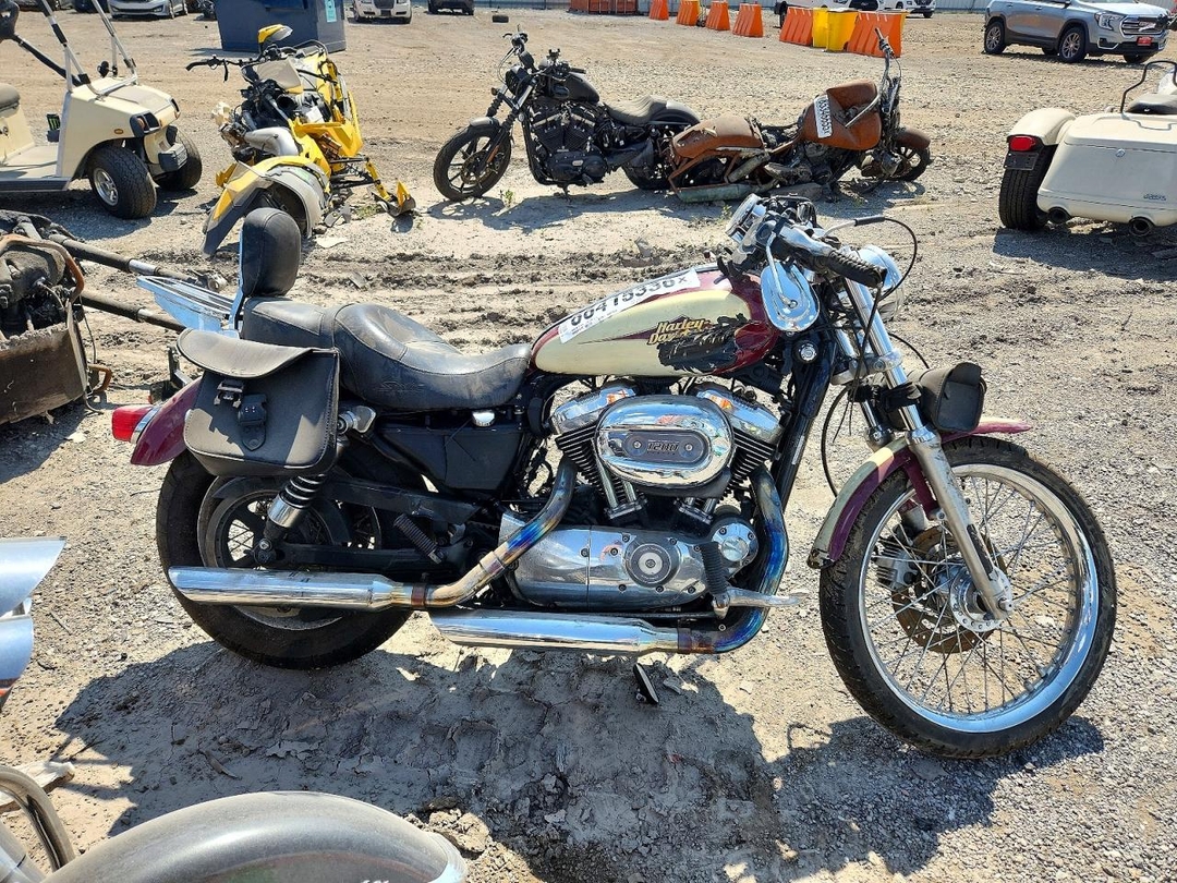 منظر 2007 HARLEY-DAVIDSON XL1200 C، زاوية 1