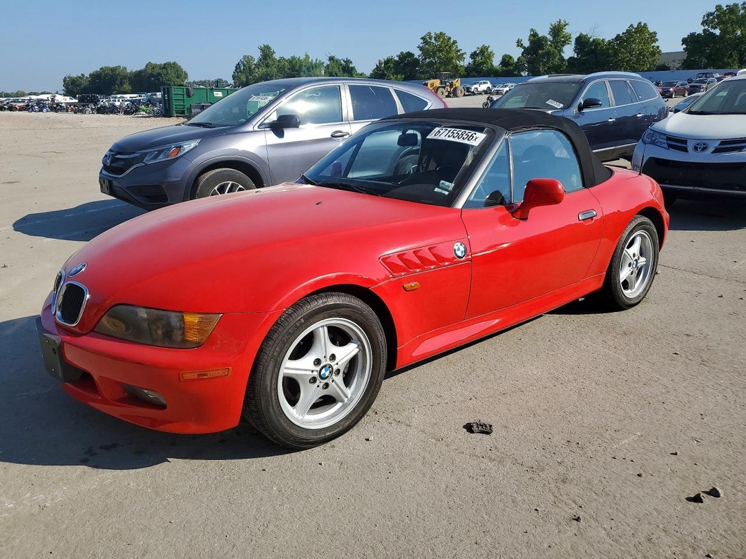 Vedere 1996 BMW Z3 1.9, unghi 1