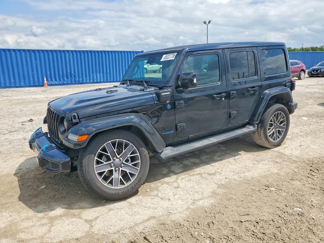 منظر 2022 JEEP WRANGLER UNLIMITED SAHARA 4XE، زاوية 1