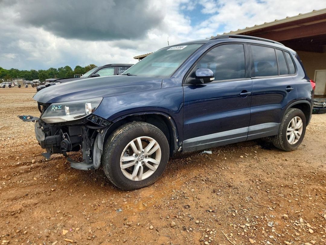Вид 2016 VOLKSWAGEN TIGUAN S, угол 1